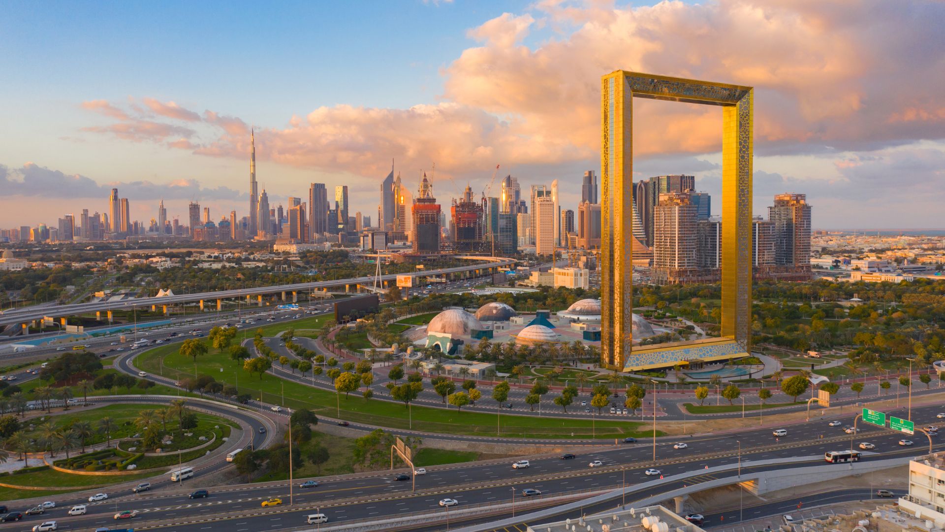 View of Dubai downtown